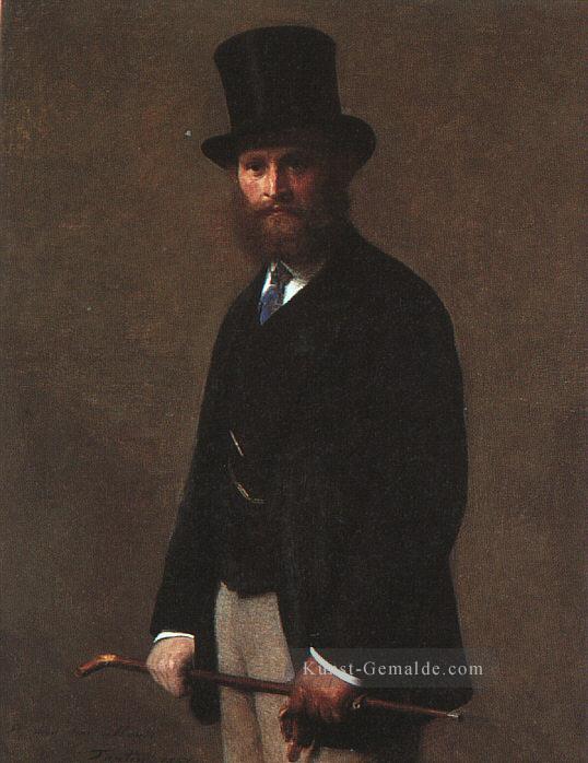 Porträt von Edouard Manet 1867 Henri Fantin Latour Ölgemälde